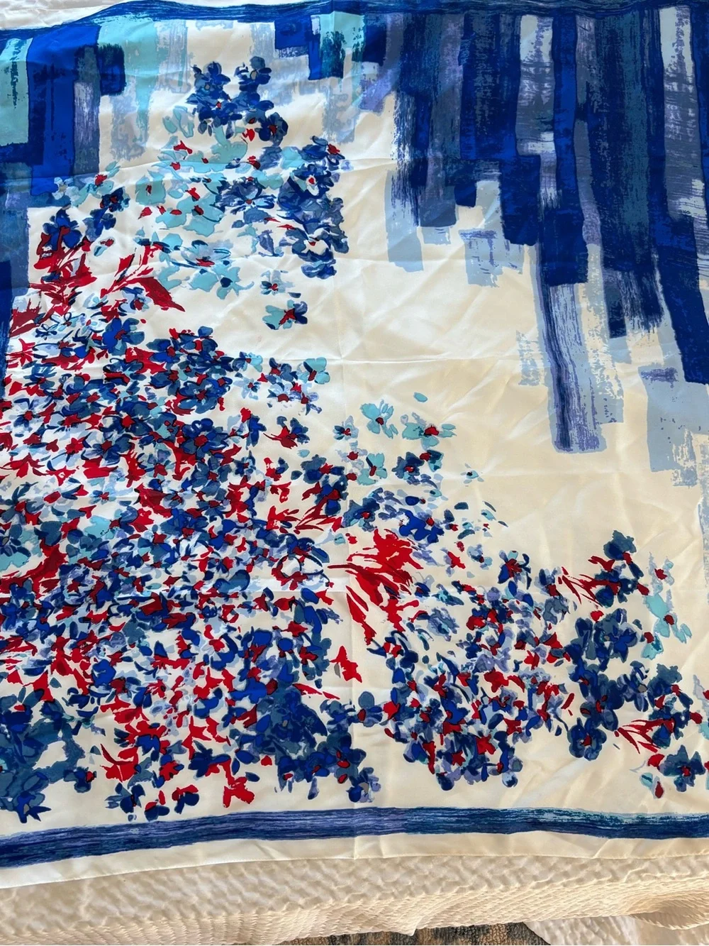 100% silk scarf